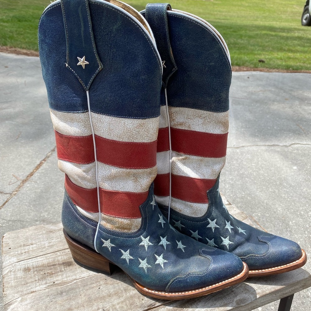 Roper Patriotic Western Boots